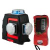 3L360R+ RedBack Laser 3d Multi Cross Line Laser 360 degrees with 300m outline line receiver available in red and green line laser