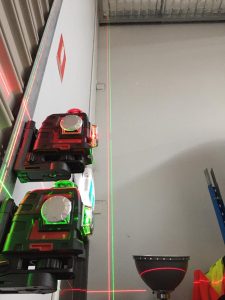 Comparing the brightness of a 3L360Red and 3L360Green RedBack laser