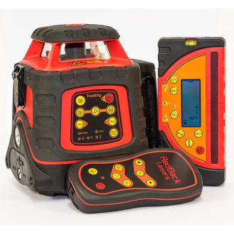 RedBack Lasers EGL624GM Tracking auto grade tracking rotating laser level for sale dual grade with millimeter receiver also available as a green beam laser GREEN624GM levels Brisbane Melbourne Perth