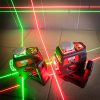 RedBack 3L360R 3L360G red and green range 360 3D Multi Line Laser