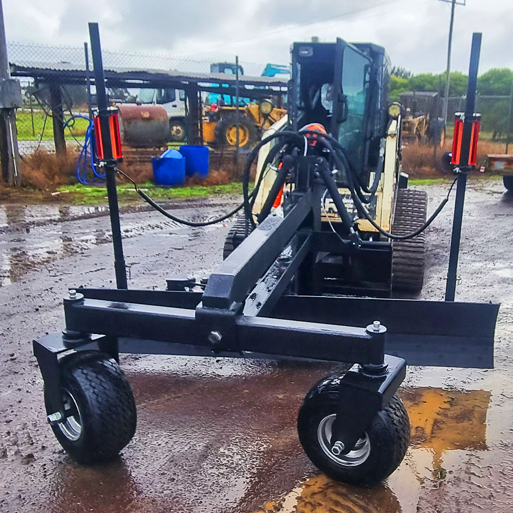 Grader Blade with RedBack Lasers Dual Automation System fully integrated