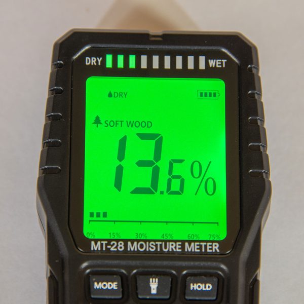 MT28 Moisture Meter Display Soft Wood