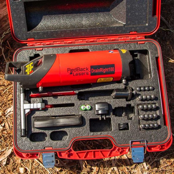 RedBack Lasers Pipe Laser DR100 DrainRight Kit